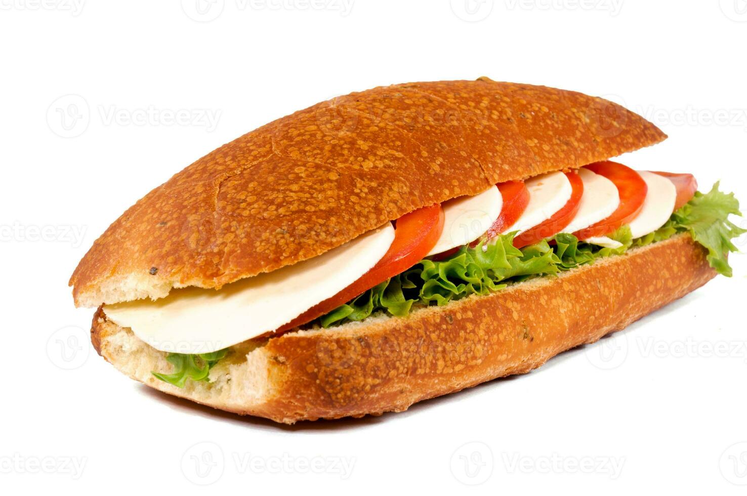 capresa Sandwich isoliert foto