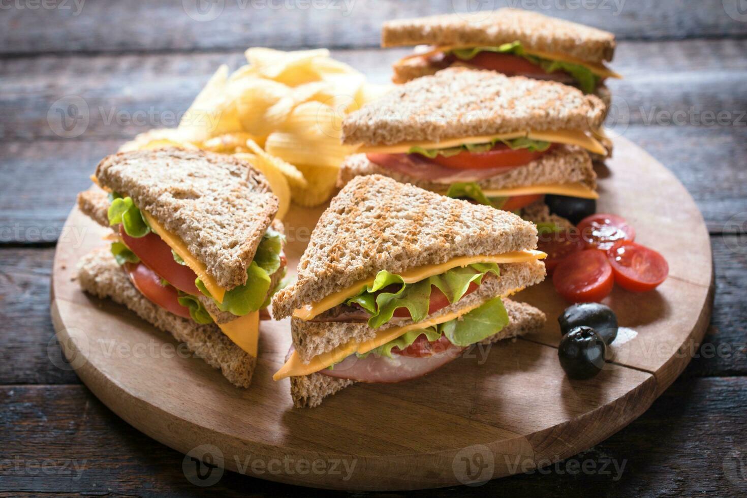 Verein Toast Sandwiches foto