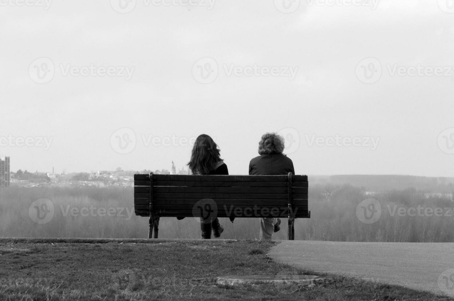 lange Aussicht Konzept foto