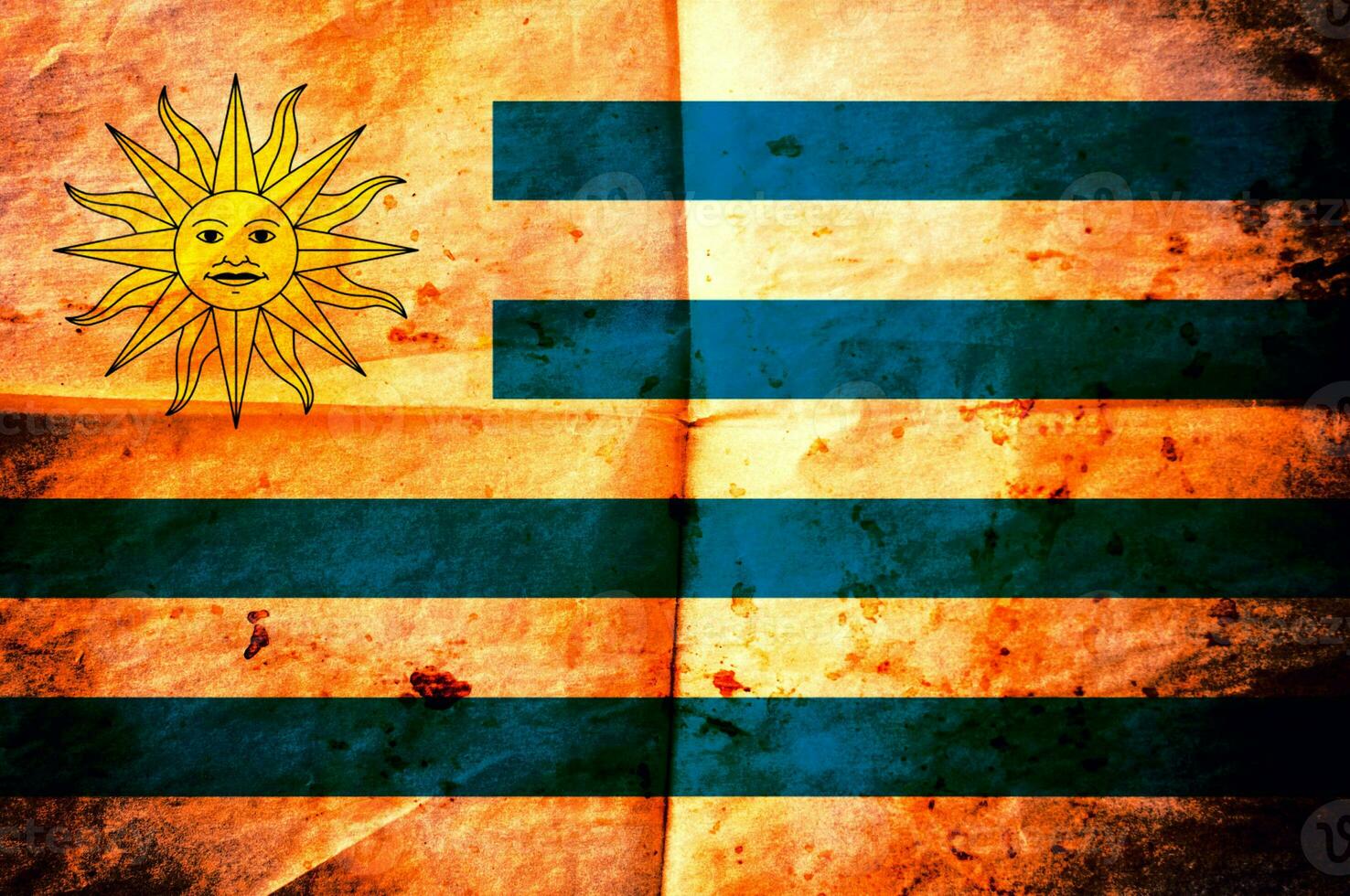 Hintergrund der Uruguay-Flagge foto