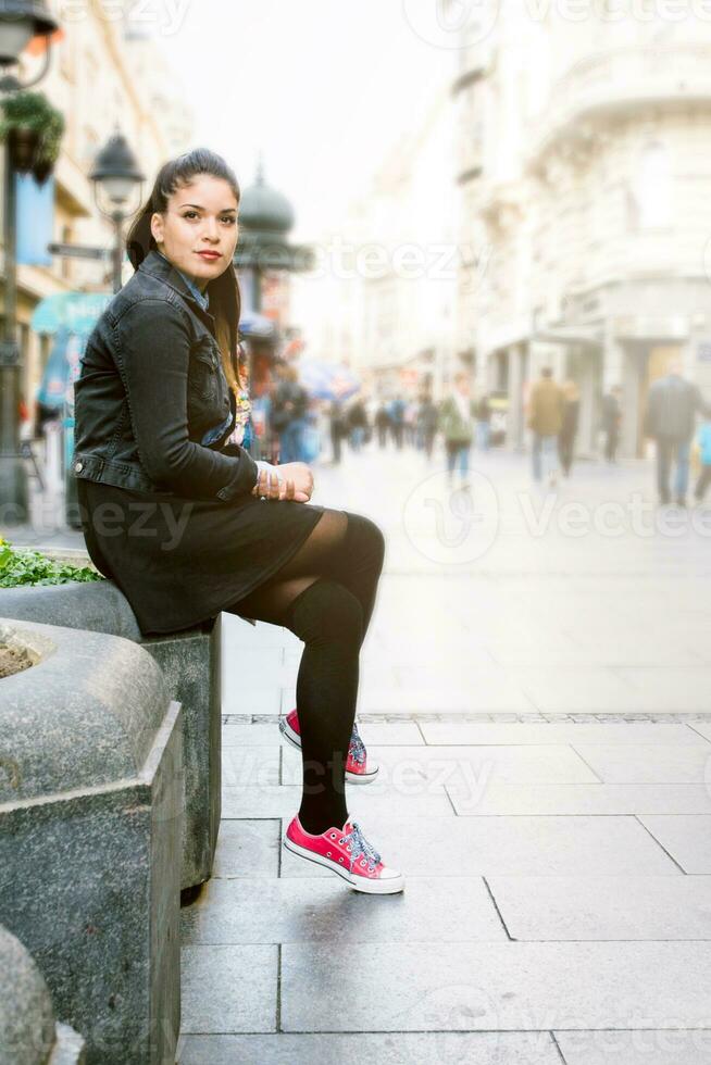 beiläufig weiblich Konzept foto