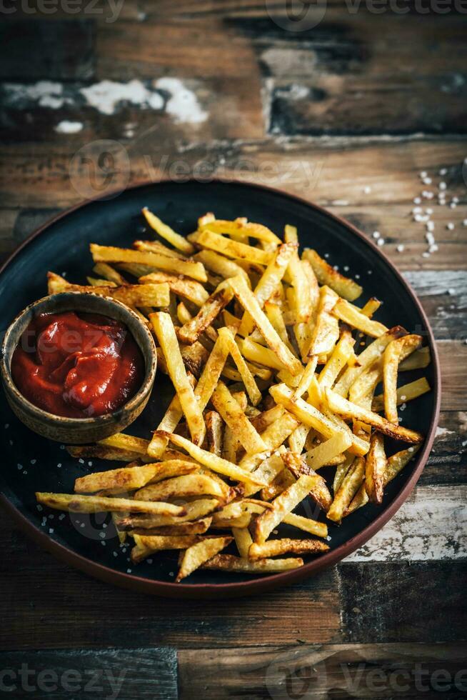 gebraten Kartoffeln Chips foto