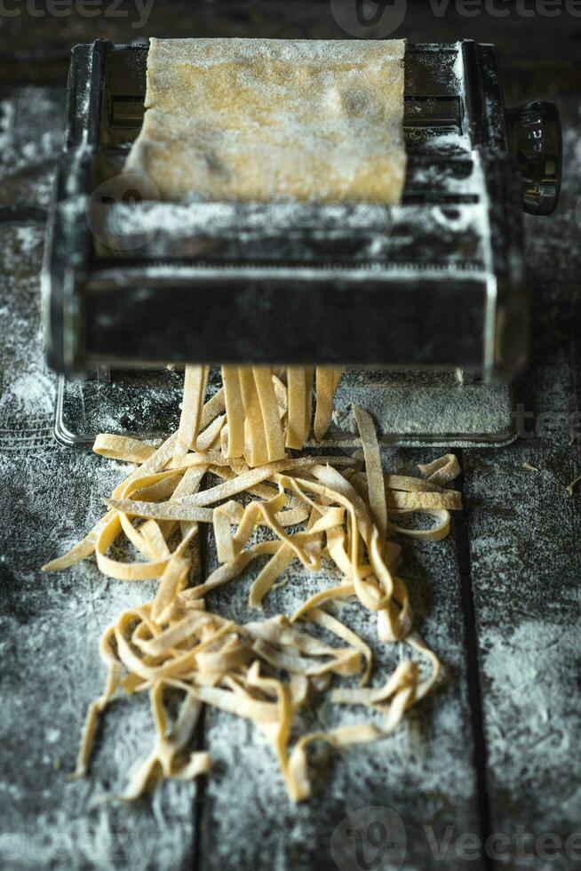 vorbereiten frisch Pasta foto