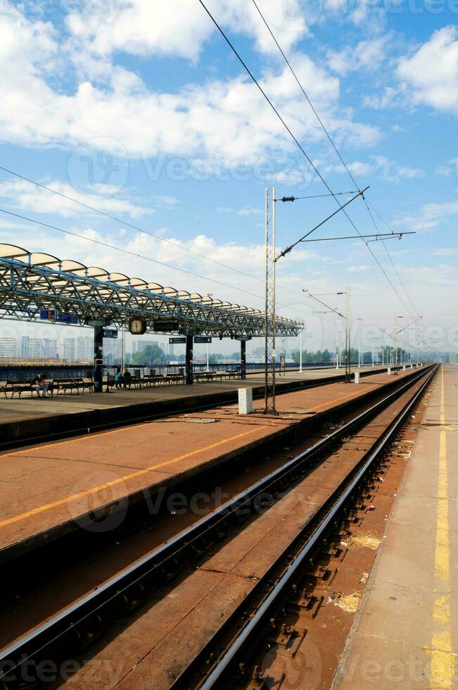 Eisenbahn Bahnhof im Belgrad foto