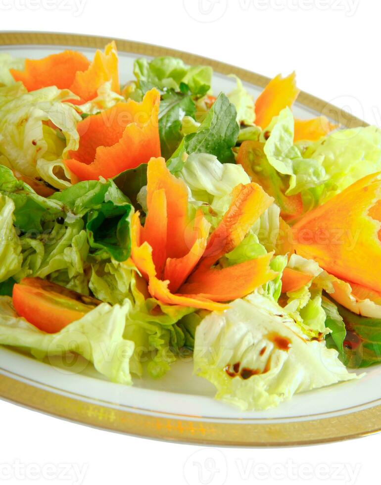 Salat und Karotte foto