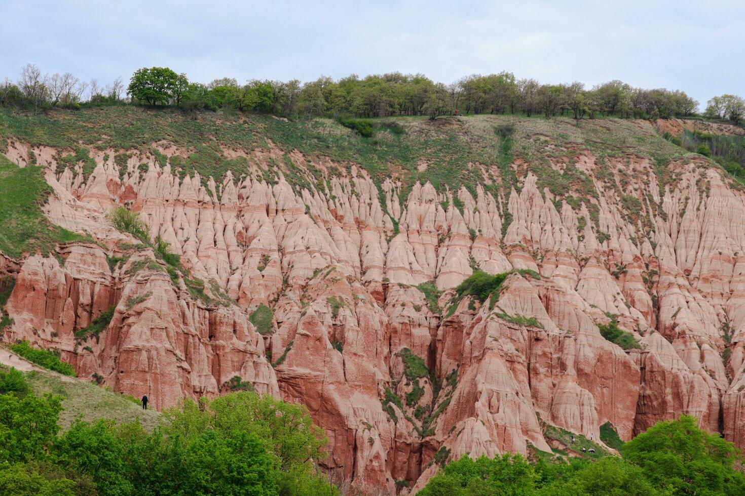 rot Schlucht im sebes alba gefangen von anders Winkel während ein regnerisch Tag foto