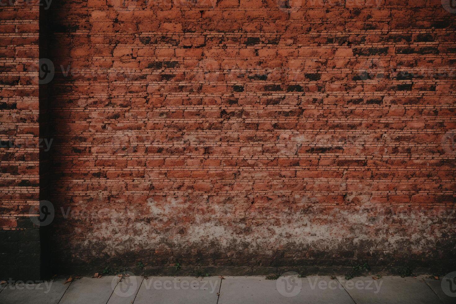 Hintergrund von Backstein Mauer Textur. alt Backstein Mauer Textur. Backstein Mauer Hintergrund.. generativ ai foto