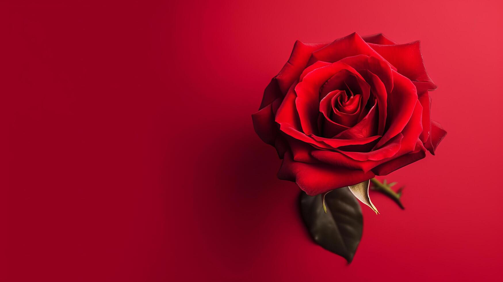 rot Rose Hintergrund. Illustration ai generativ foto