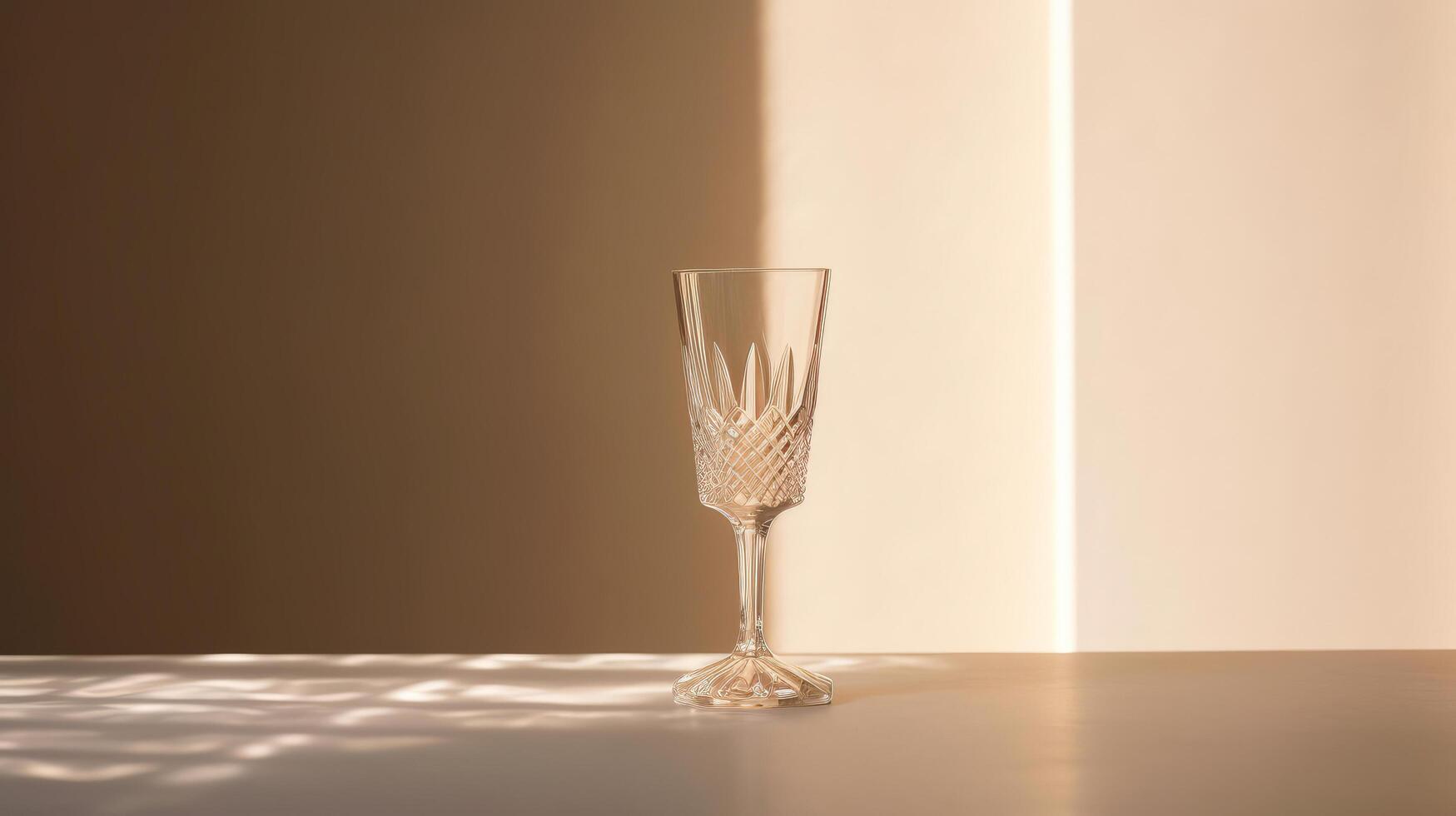 Champagner Glas Hintergrund. Illustration ai generativ foto