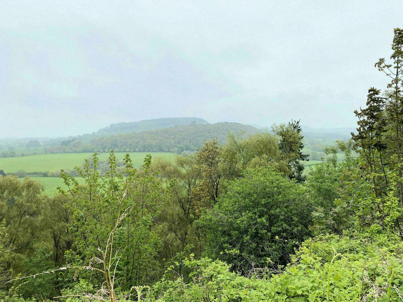 Beeston im das Vereinigtes Königreich im April 2023. ein Aussicht von Beeston Schloss und es ist Gründe foto