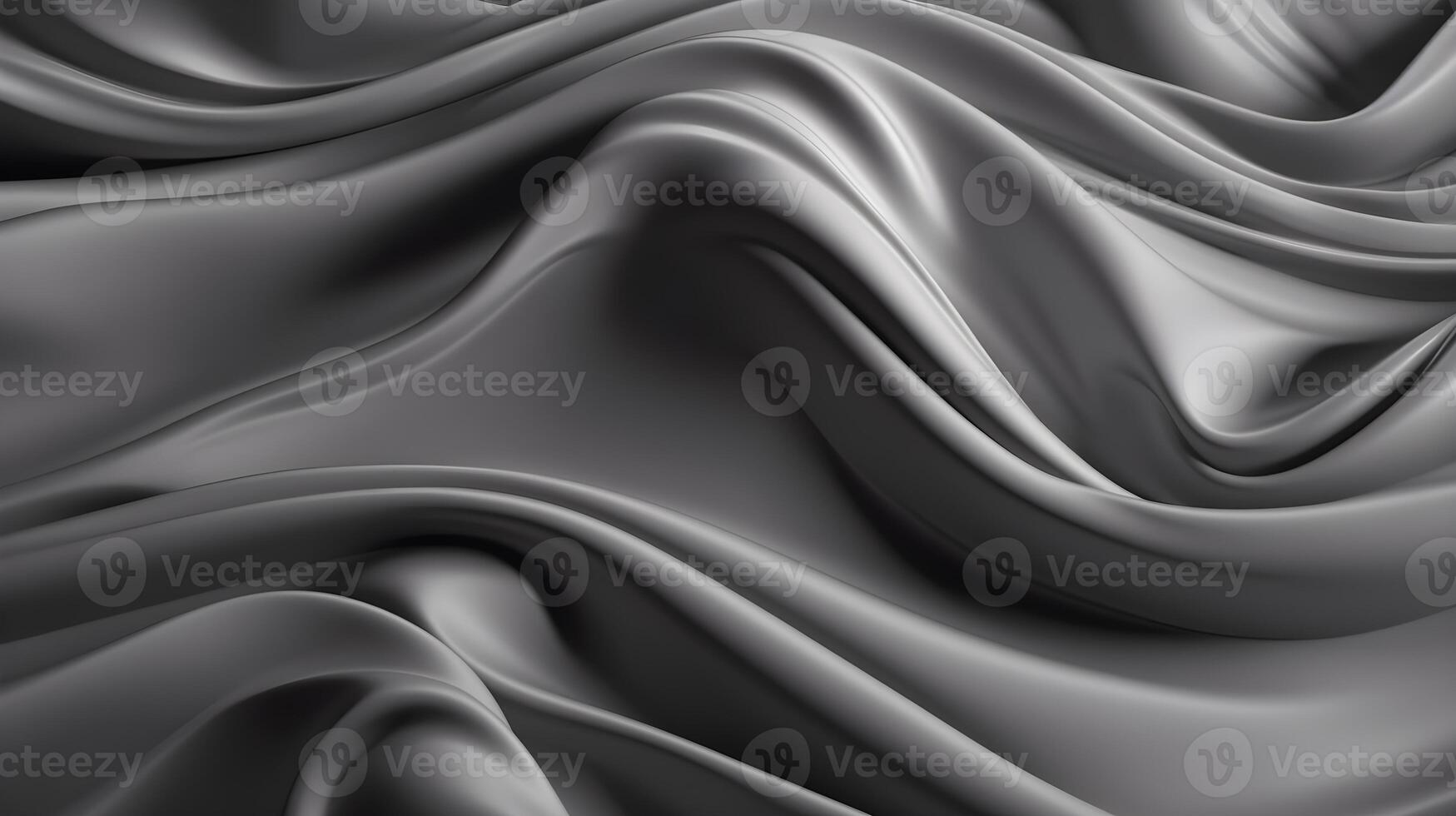 abstrakt Hintergrund mit 3d Silber Gradient Seide Stoff ,generativ ai foto