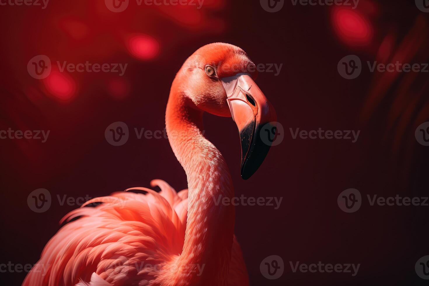 Flamingo Vogel . ai generiert foto