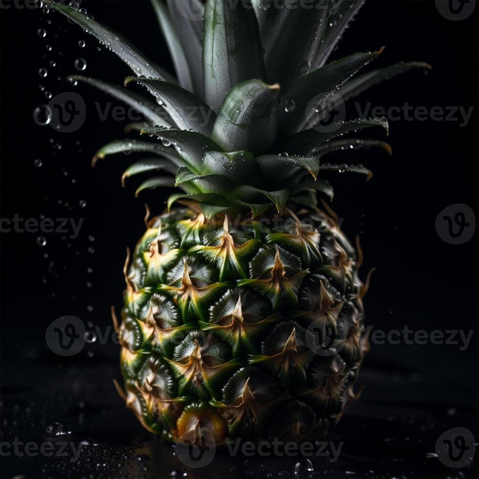 ein Ananas generativ ai generiert foto