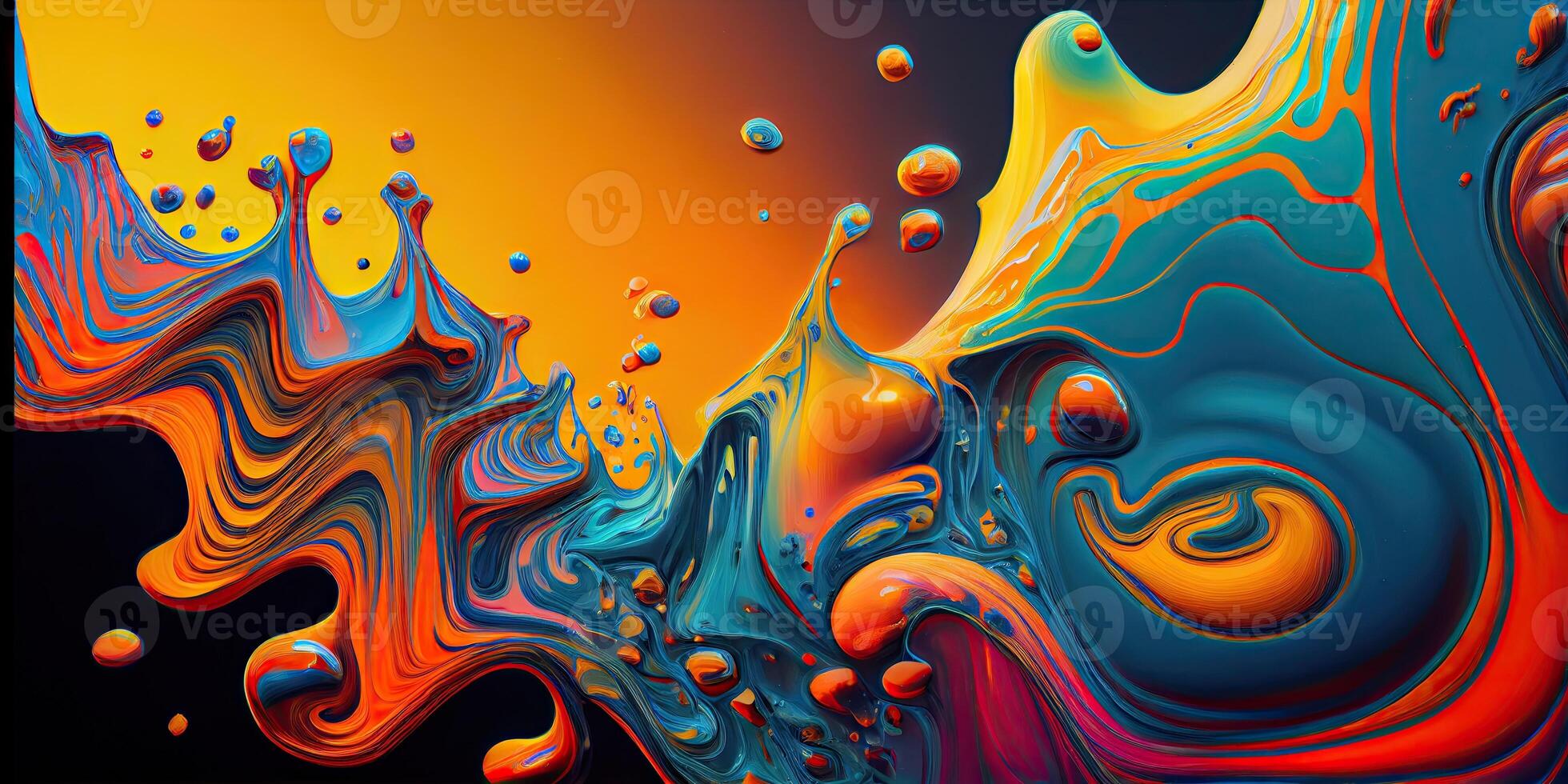 abstrakt Aquarell Farbe Hintergrund. generativ ai foto