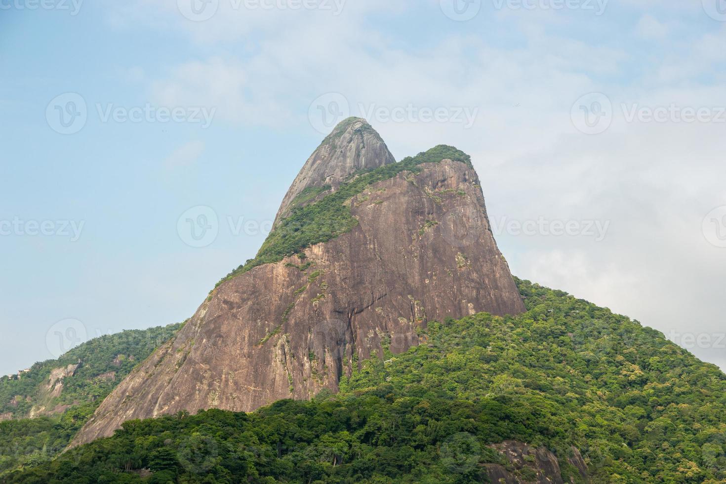 Zwei-Hügel-Bruder im Viertel Leblon in Rio de Janeiro foto