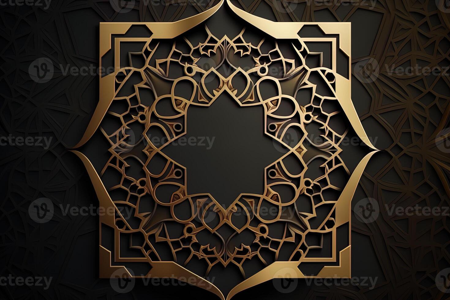 islamisch kreativ Arabisch Muster Hintergrund generiert ai foto
