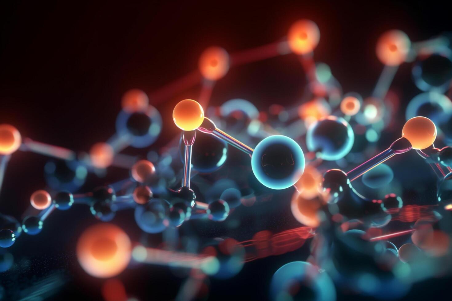 KI-generiert Illustration abbilden das Prozess von Ionisation im Detail ai generiert foto