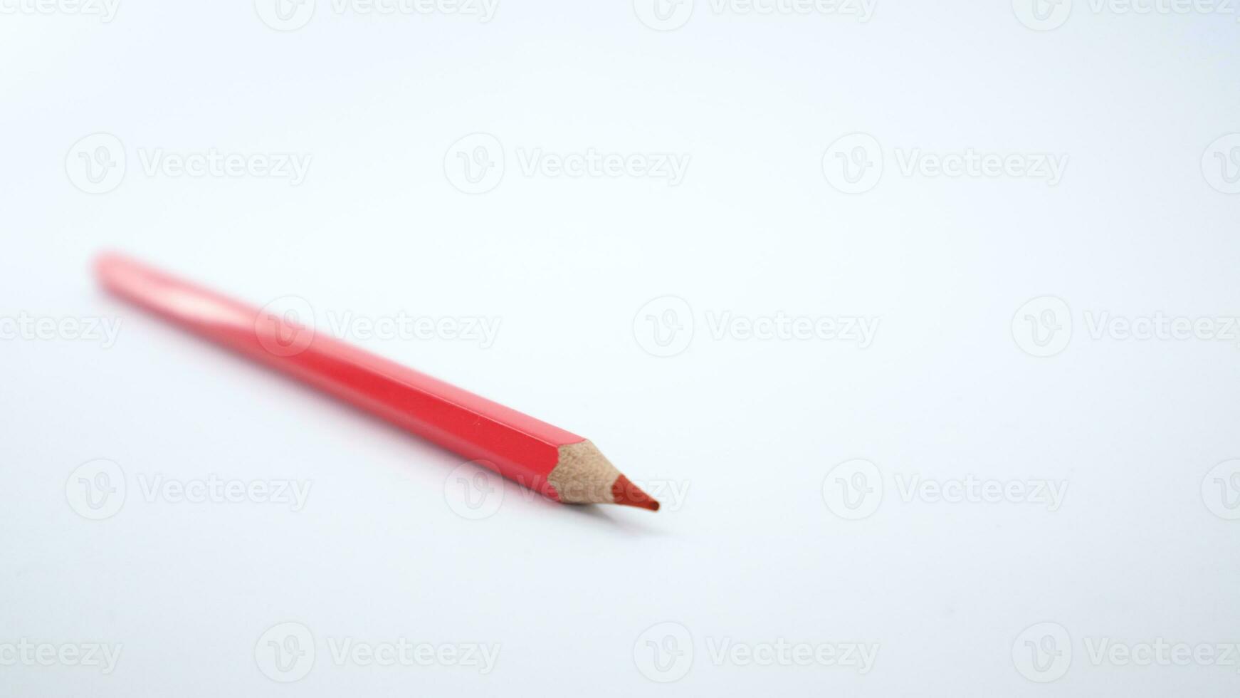 Bleistifte isoliert auf Weiß Hintergrund schließen oben foto
