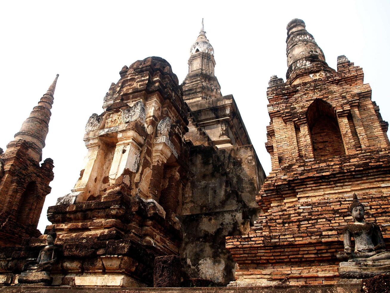 Sukhothai historischen Park Thailand foto