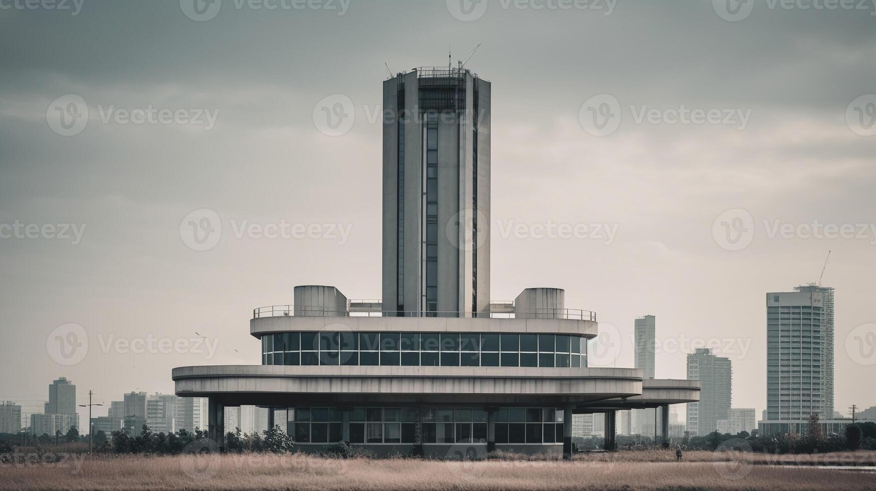 minimalistisch Fachmann die Architektur Fotografie. ai generativ foto