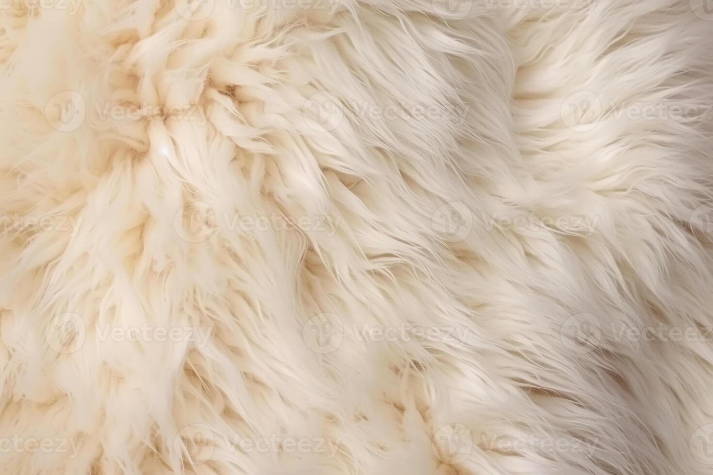 sehr peri Weiß Farbe Schaf Pelz Schaffell Teppich Hintergrund wolle Textur. ai generativ foto