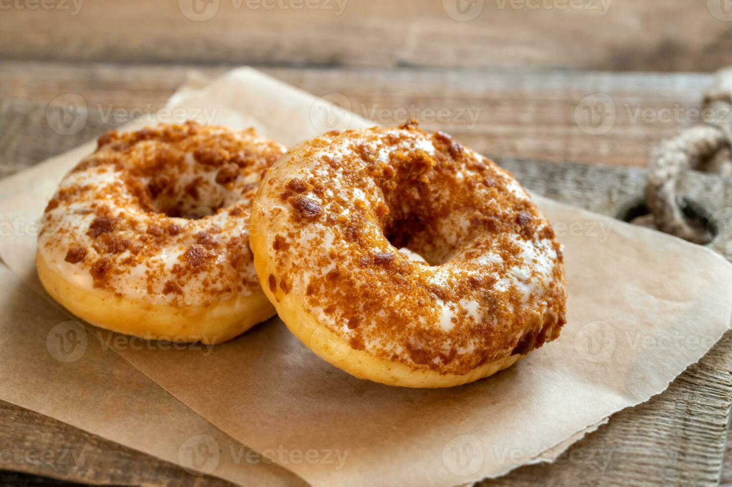 zwei Donuts Nahaufnahme foto