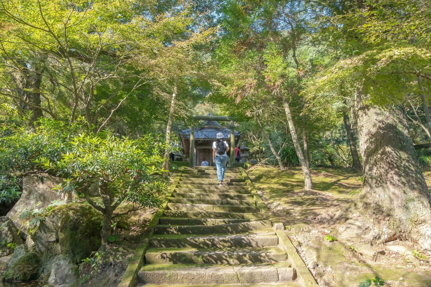 sangan-en Park im Kagoshima, kyushu, Japan foto