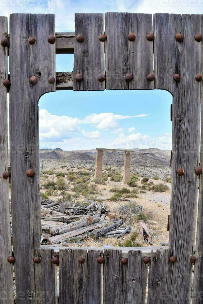 verlassen Wüste Haus Außen foto