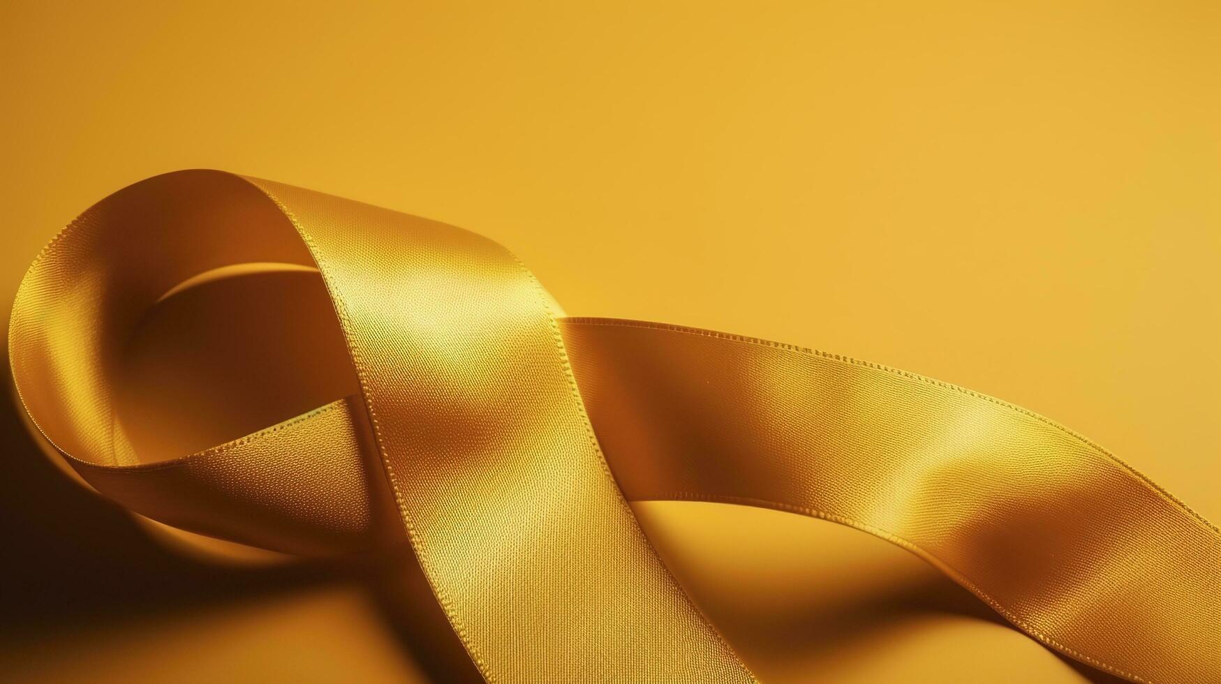 ein Gelb Band ist platziert auf ein Gelb Hintergrund, im das Stil von ultrafein Detail, aufregend Textur, generieren ai foto