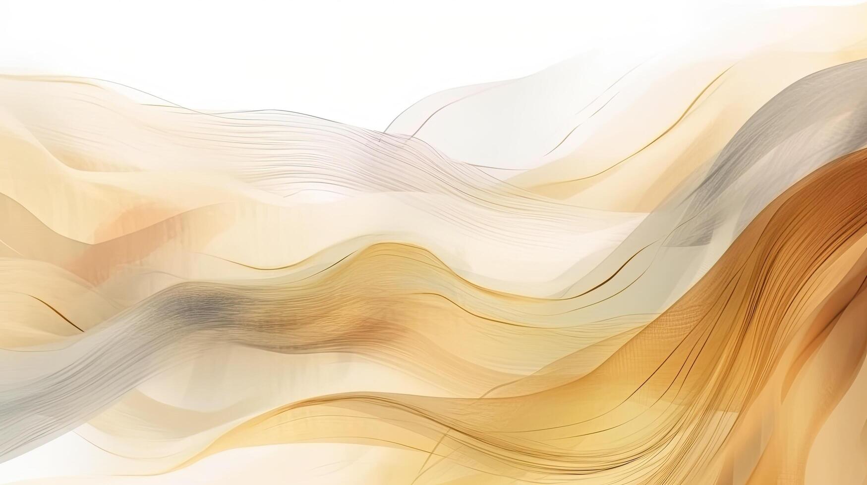 abstrakt golden Hintergrund. Illustration ai generativ foto