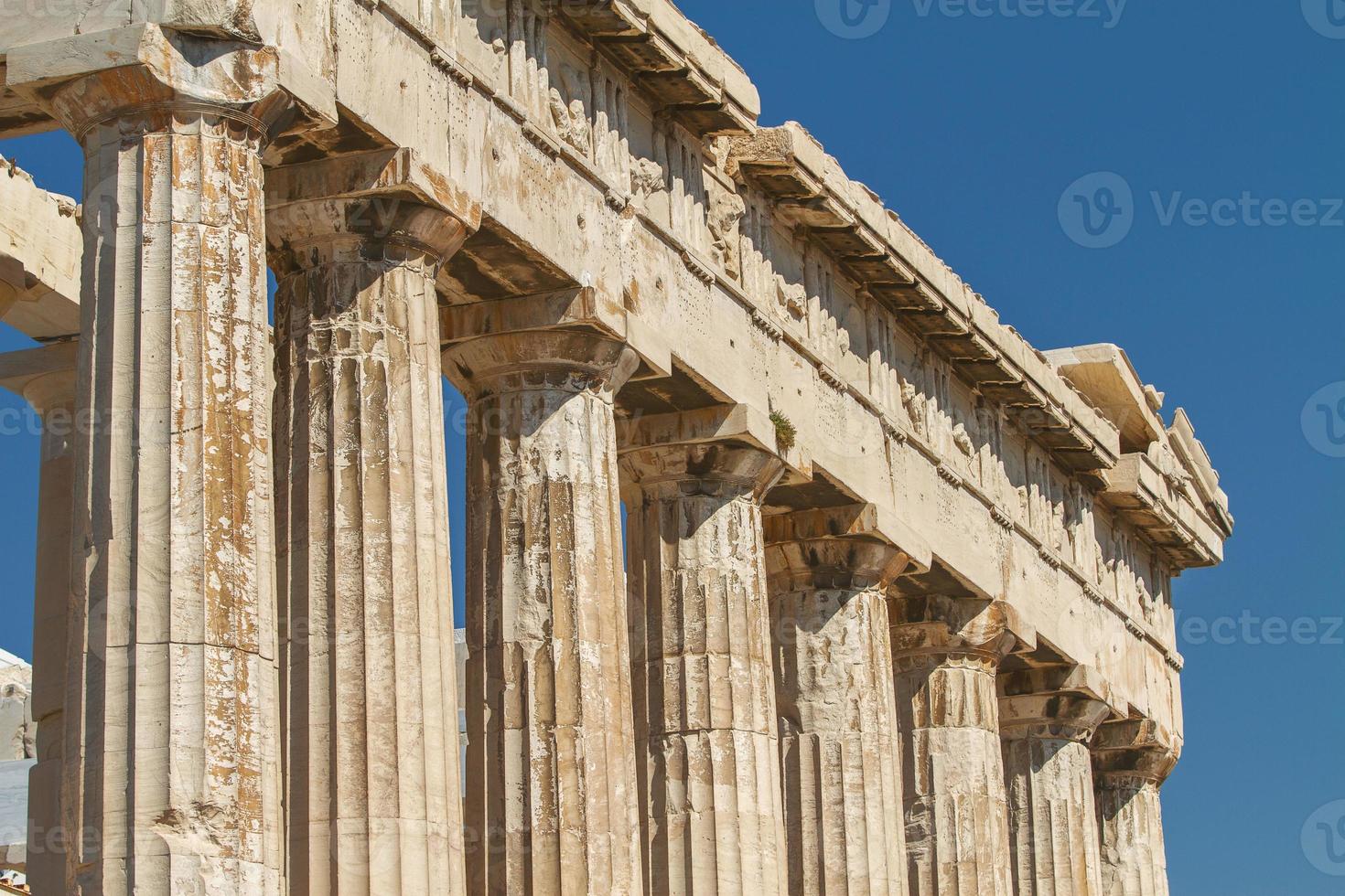 Parthenon auf der Akropolis in Athen Griechenland foto