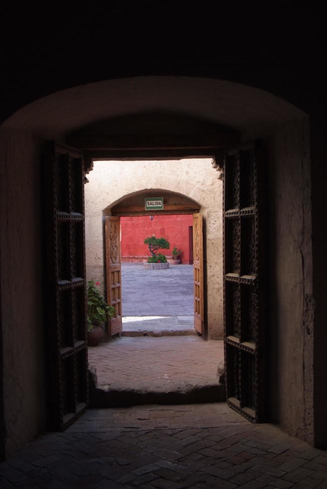 Kloster der Heiligen Catherine in Arequipa, Peru foto