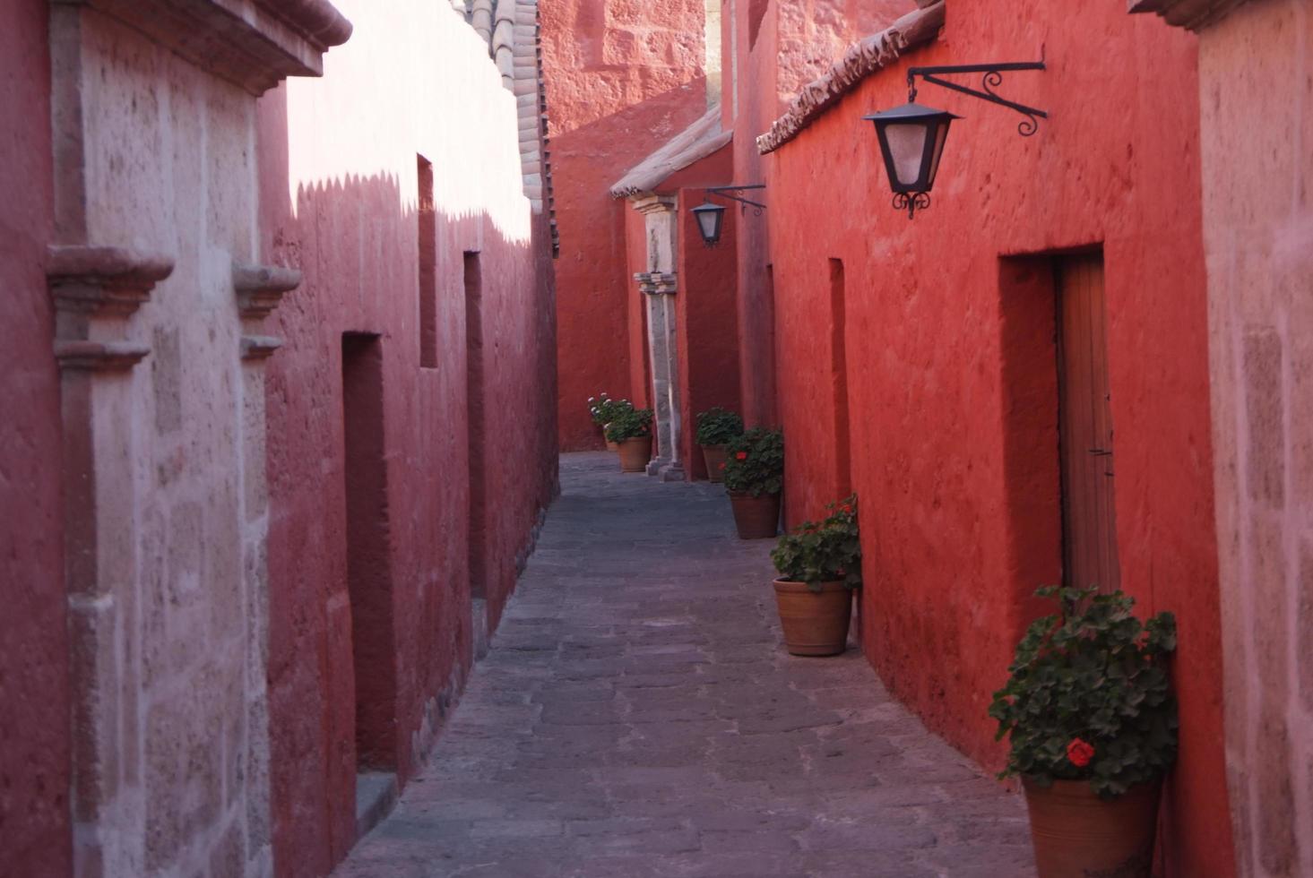 Kloster der Heiligen Catherine in Arequipa, Peru foto