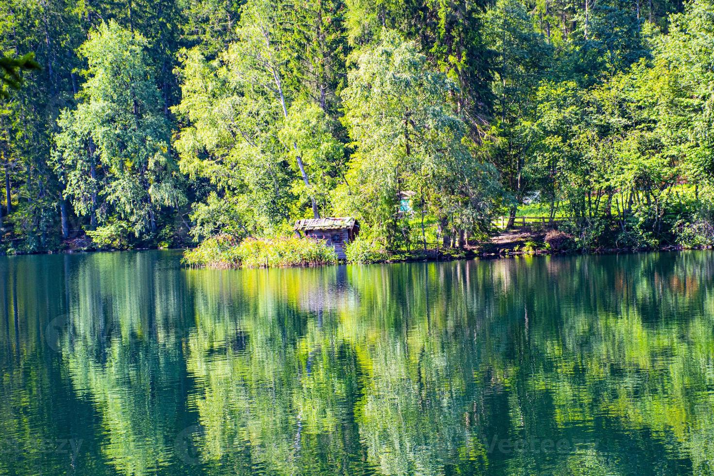 piburgersee im otztal im österreichischen tyrol foto