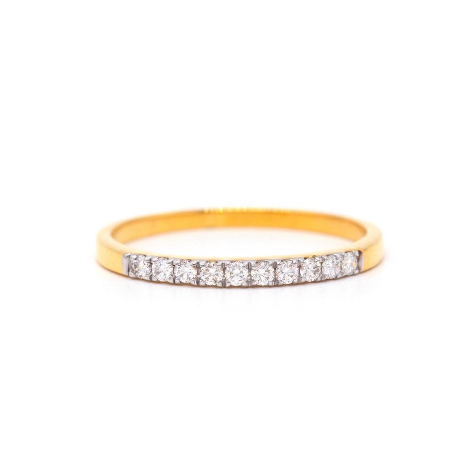 Diamantring 9 Karat Gold foto