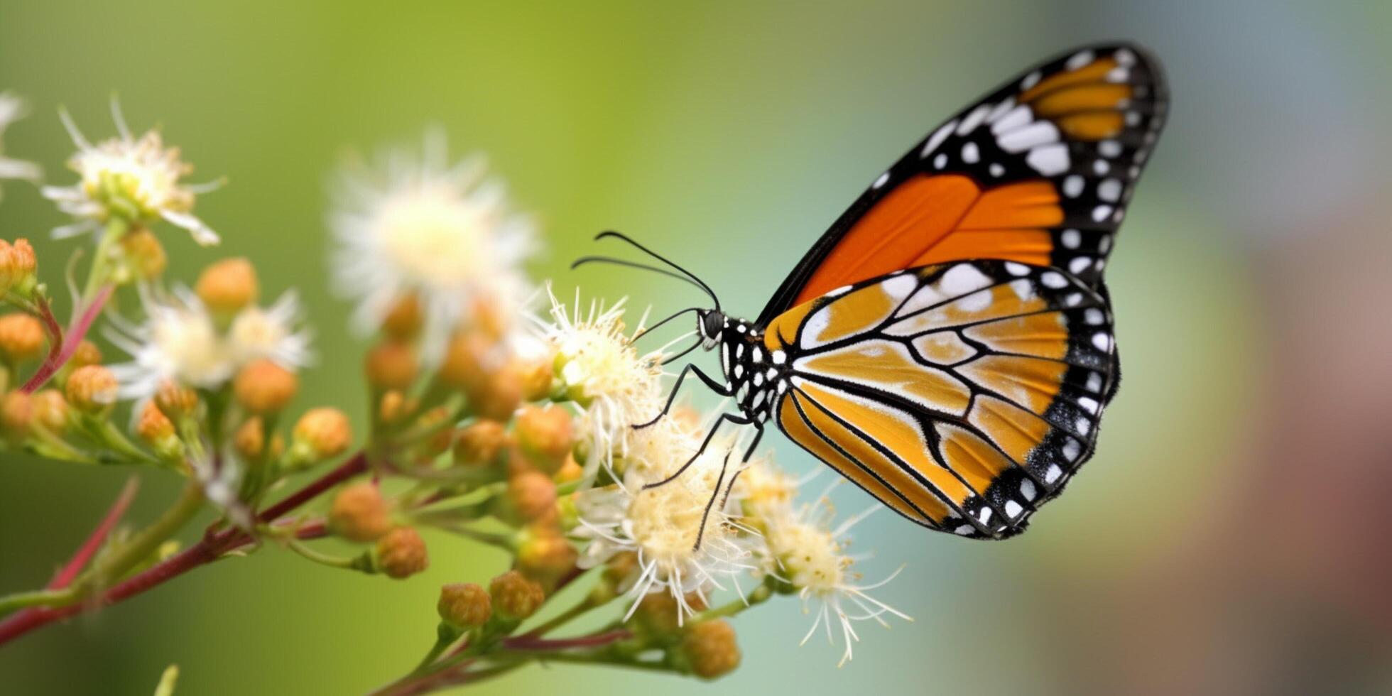 Schmetterling Hintergrund Hintergrund ai generiert foto