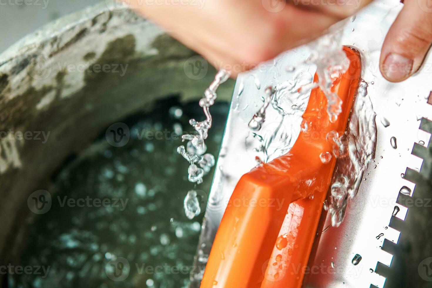 Konstruktion Werkzeuge Reinigung foto