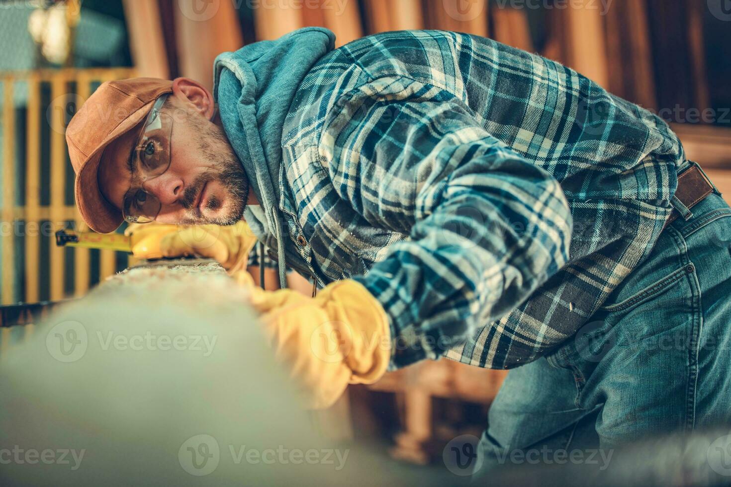 das Holzarbeiten Leidenschaft foto