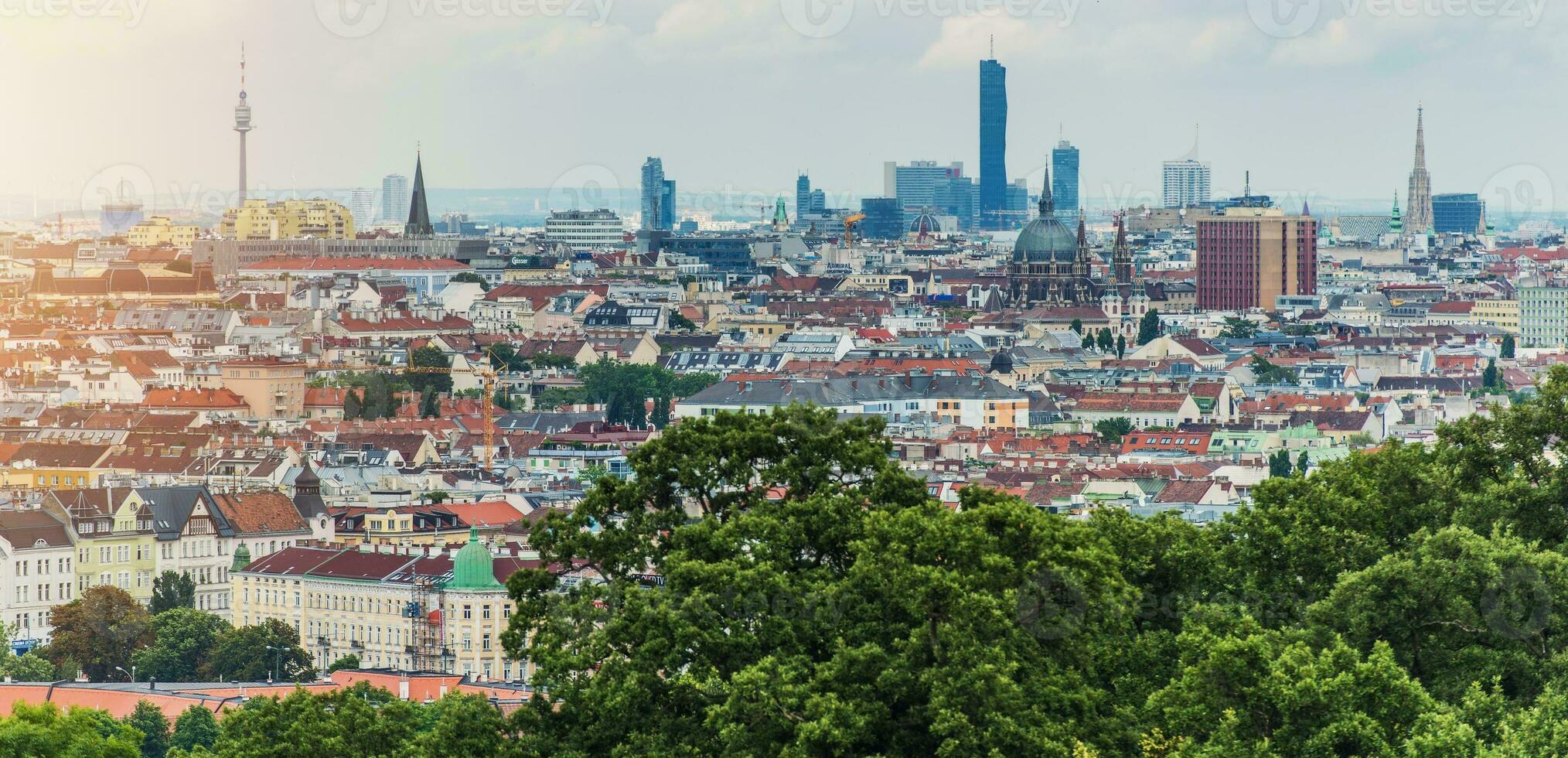 Wien Stadtbild Panorama foto