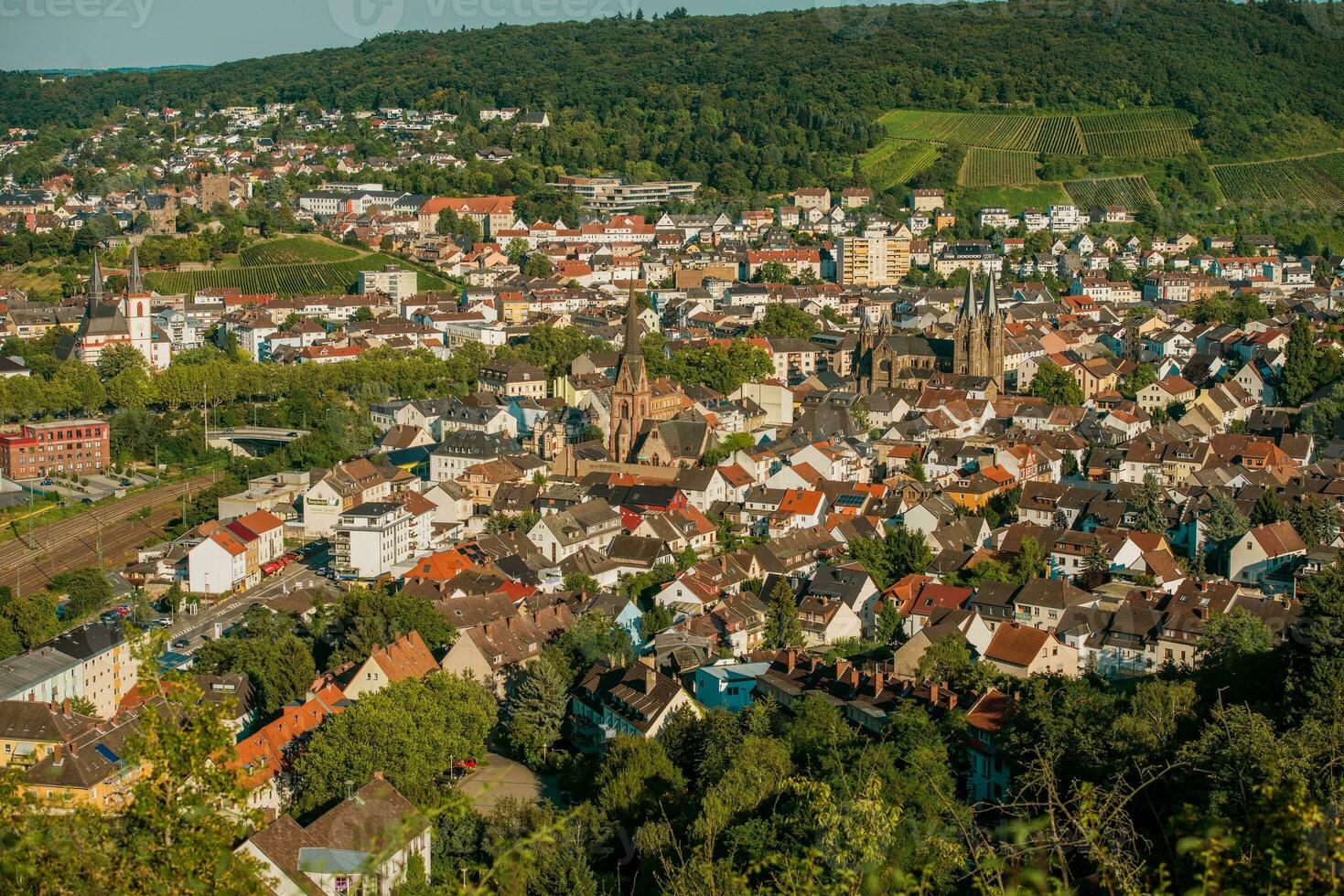 Stadt, Dorf von bingen Deutschland foto