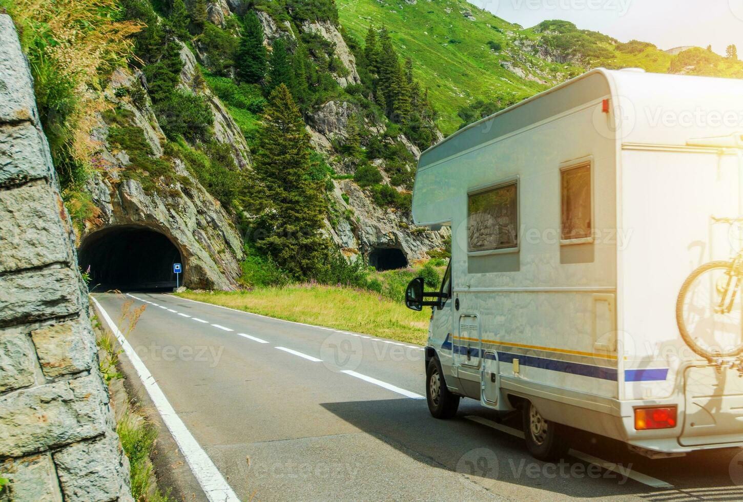 Wohnmobil van Sommer- Ausflug foto