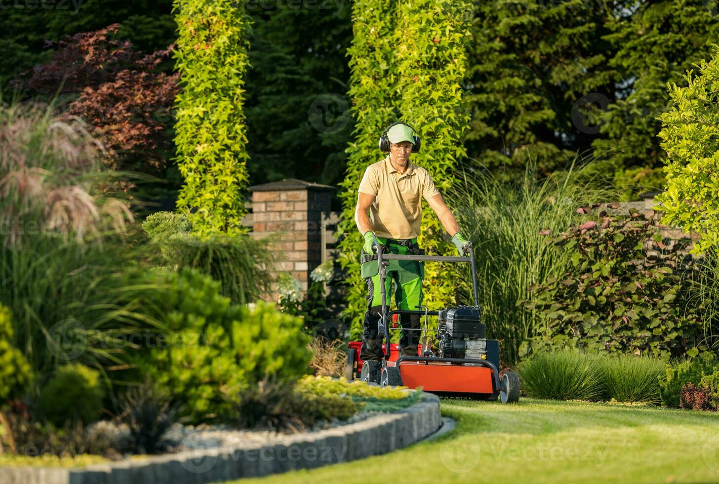 Garten Rasen Instandhaltung foto