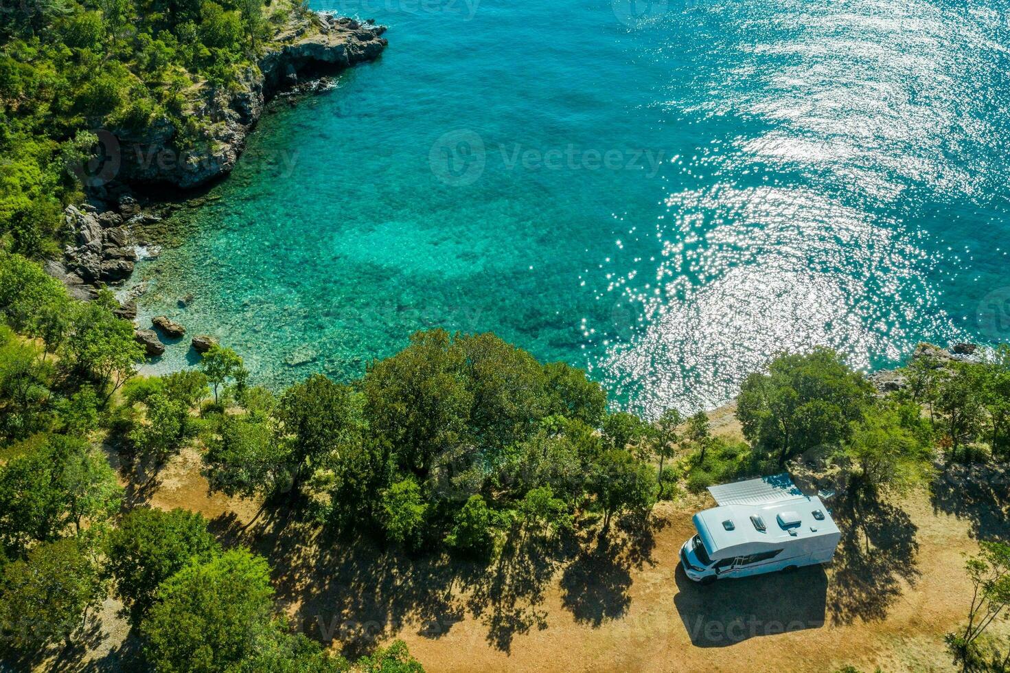 Meer Vorderseite rv Campingplatz foto