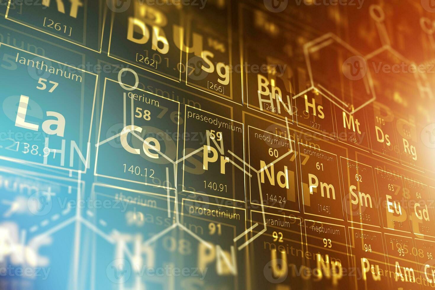 periodisch Tabelle Wissenschaft foto