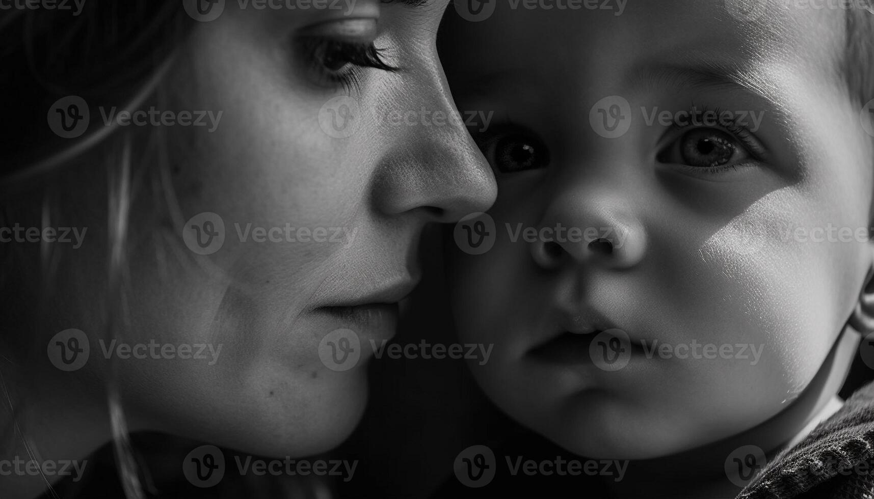 Familie Verbindung draußen erfasst Liebe und Spaß generiert durch ai foto