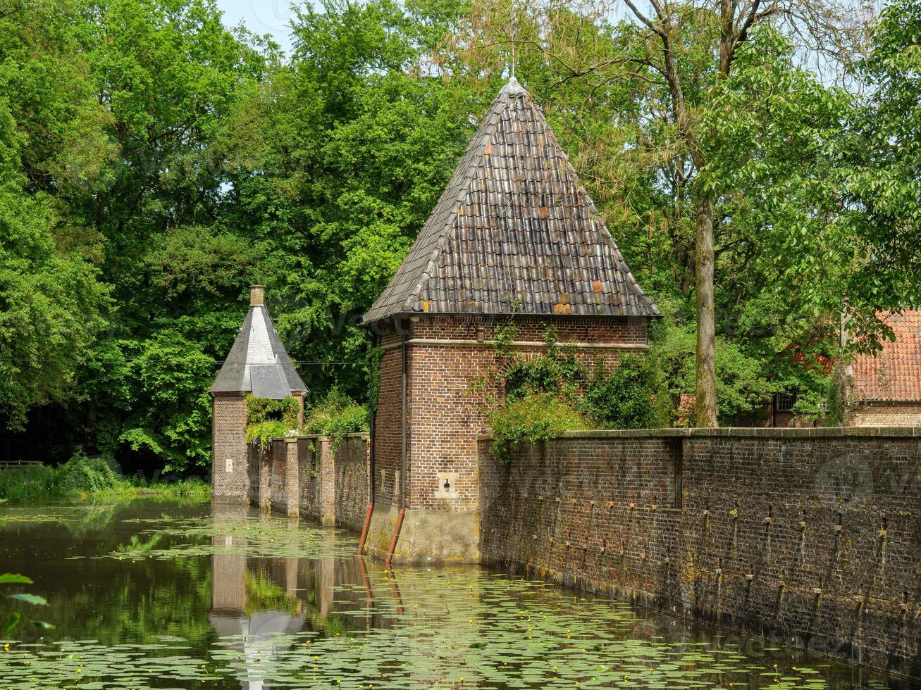 das Schloss von Wellbergen im Westfalen foto