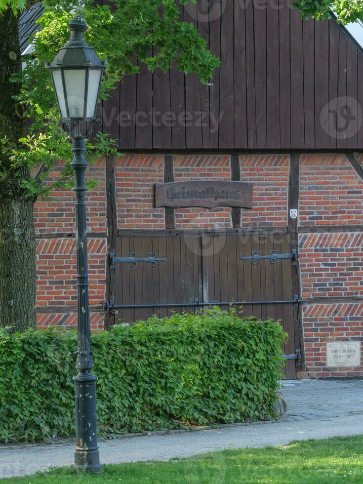 das Deutsche Münsterland beim Sommer- Zeit foto