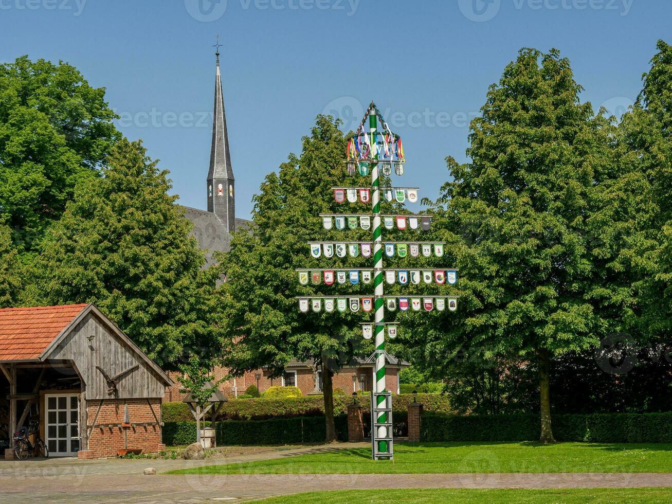 das Dorf von Burlo im Westfalen foto