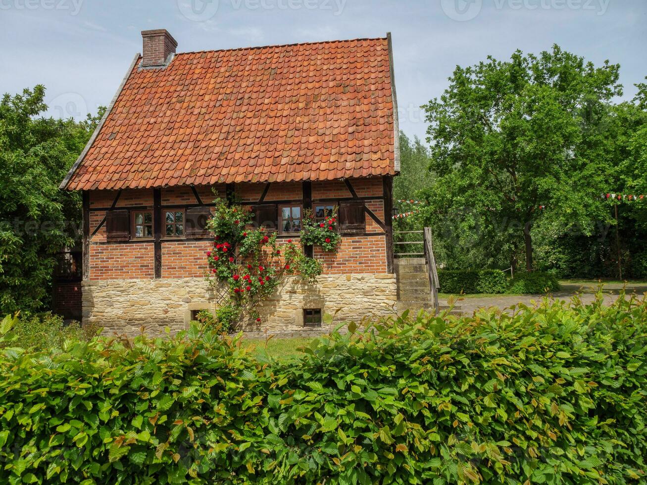 das Schloss von Wellbergen im Westfalen foto