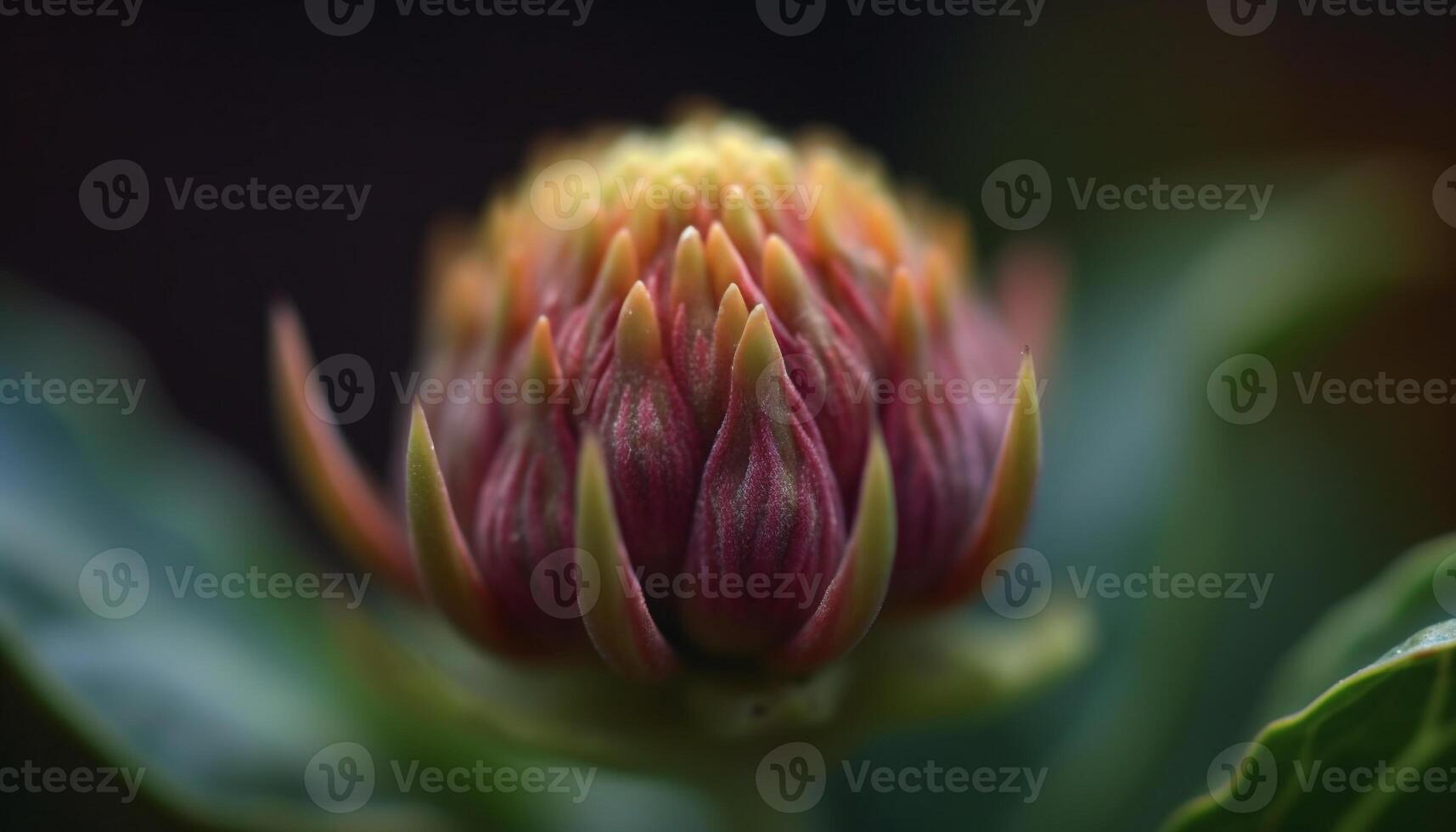 Scharf Farben von Natur Schönheit im ein Single Blume blühen generiert durch ai foto